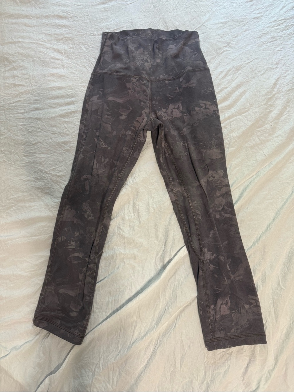 lululemon athletica Dark Gray Patterned High-Rise Leggings